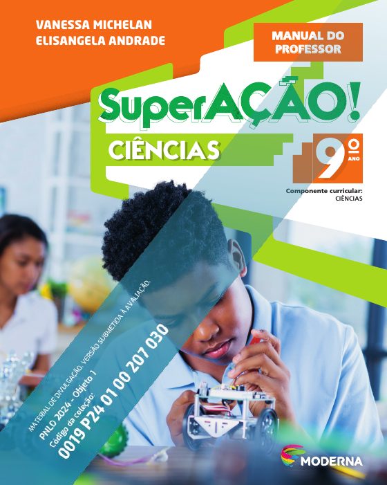 Capa do Manual do Professor de Ciências do 9o ano